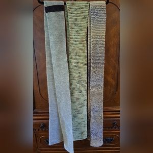 Set of 3 Crochet scarves